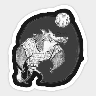 Twitter Werewolf Sticker